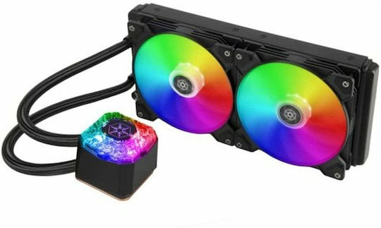 Silverstone IceGem 280 aRGB Răcire Cu Lichid AIO CPU Cu 2 Ventilatoare 140mm