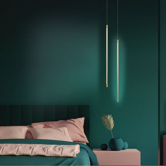 Zambelis Lights Pendant Light Gold 5.5x80cm Zambelis Lights Pendant Light Gold 5.5x80cm