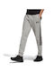 Adidas Sportswear Future Icons 3-Stripes Παντελόνι Φόρμας με Λάστιχο Medium Grey Heather