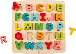 Ξύλινο Παιδικό Puzzle Σφηνώματα Chunky Alphabet 24pcs για 3+ Ετών Hape