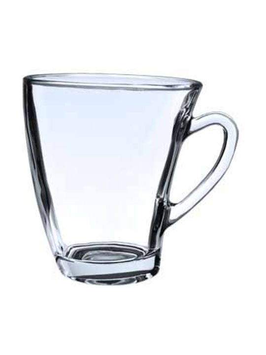 Homestyle Κούπα Γυάλινη Διάφανη 240ml 6τμχ