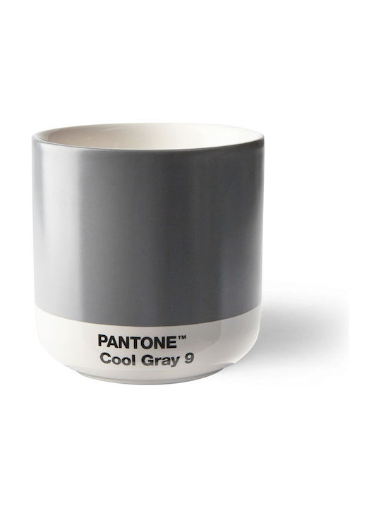 Pantone Lifestyle Becher aus Porzellan Grey 190ml