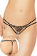 Softline 2455 Γυναικείο Sexy String Αυτοκινήτου Black