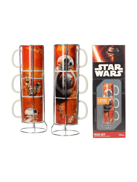 Sd Toys Star Wars: The Force Awakens - BB-8 Mug Ceramic Multicolored 3pcs