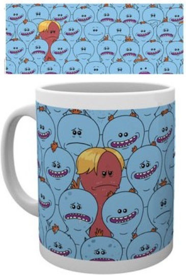 GB eye Rick and Morty - Meeseeks Wall Cană Ceramică Albastru