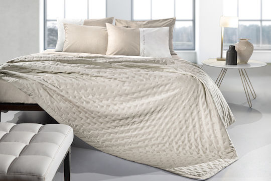 Guy Laroche Public Module Cuvertură Single Microfibra Natural 160x240cm 2buc