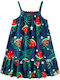 Poulain Children's Dress "Watermelons" Blue