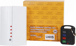 Elmes 4-Channel Alarm Remote Control 433MHz RF Elmes 4-Channel Alarm Remote Control 433MHz RF