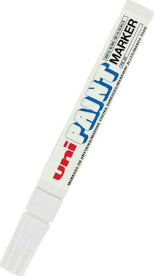 Uni-Ball Paint Ανεξίτηλος Μαρκαδόρος 2.2mm Λευκός