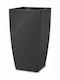 Plastona Tetra Pot Black 36x36x66cm 10.07.0604