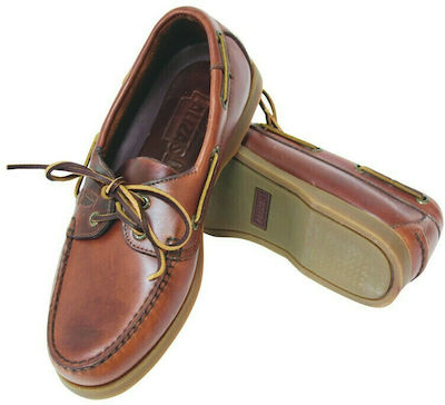 Lalizas Sailing Shoes Brown ``Skipper`` Leather No.42