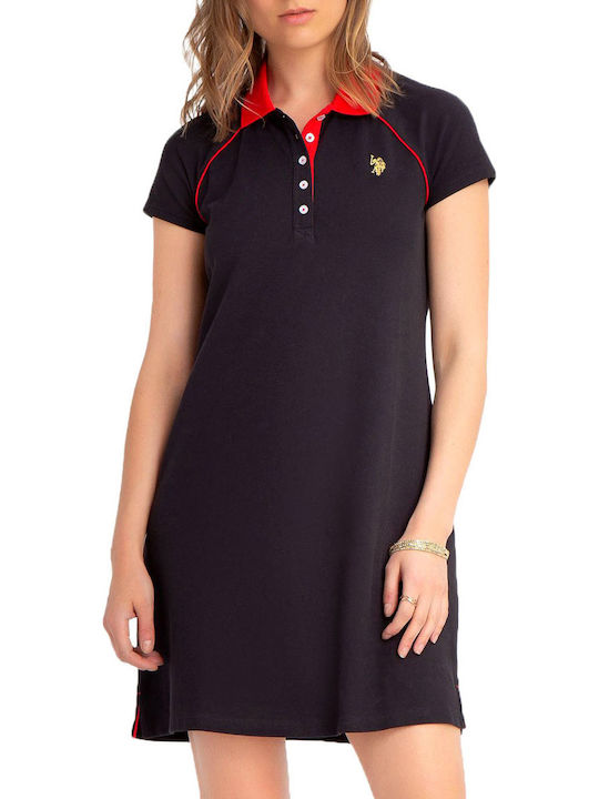 Summer Mini T-Shirt Dress Black