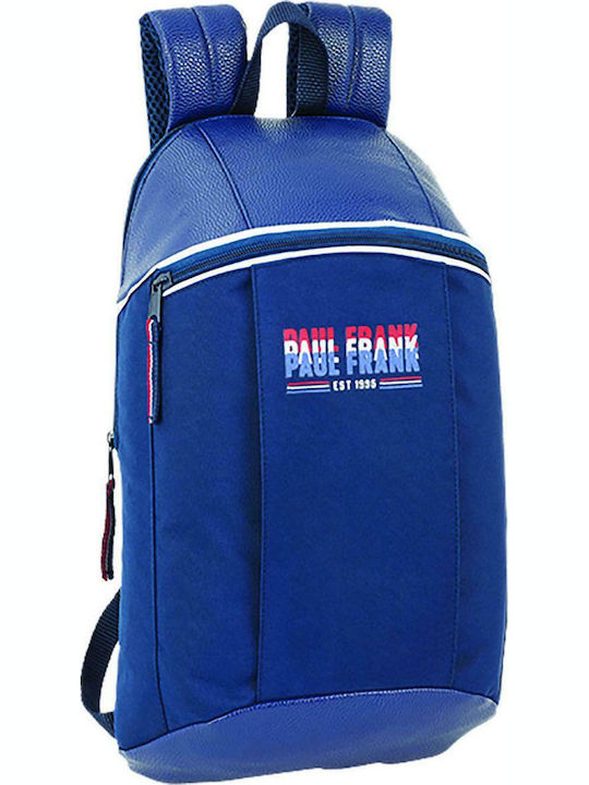 Paul Frank Anatomical Blue School Bag Backpack Junior High-High School in Blue color