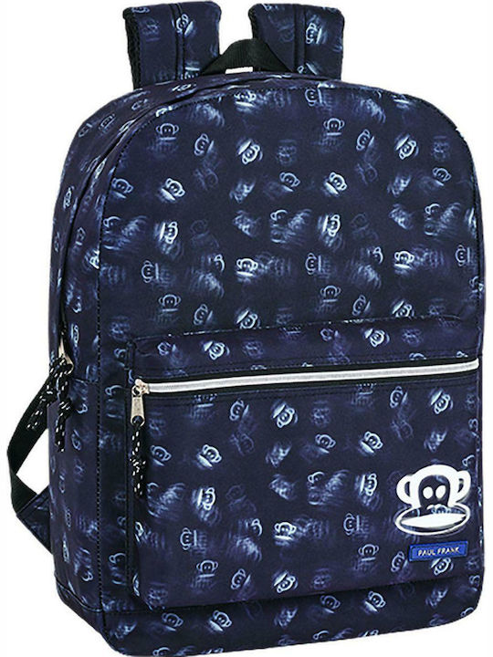 Paul Frank Anatomical School Bag Backpack Junior High-High School in Blue color