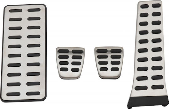 Auto Gs Car Pedal Set for Hyundai Sonata Aluminum Silver 4pcs
