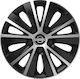 Versaco Car Hubcap Set Rapide with Nissan Emblem 15" 4pcs Silver