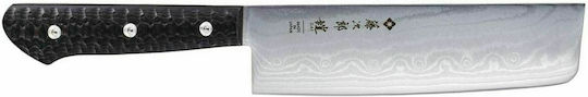 Tojiro Gai Μαχαίρι Nakiri από Δαμασκηνό Ατσάλι 16.5cm