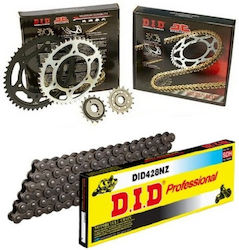 DID Chain & Sprocket Kit (15-44-428NZ) for Yamaha YBR 250 07'-11'