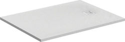 Ideal Standard Ultra Flat S Ορθογώνια Ντουζιέρα Τεχνητής Πέτρας 100x70cm Λευκή