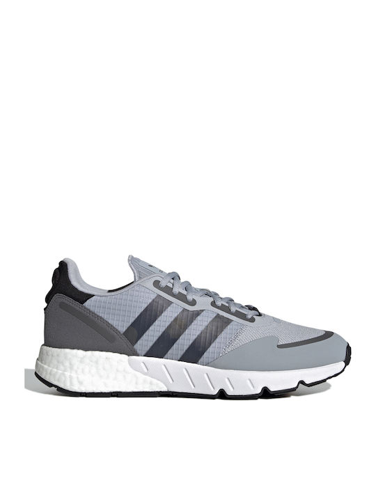 Adidas ZX 1K Boost Ανδρικά Sneakers Halo Silver / Core Black / Grey Five