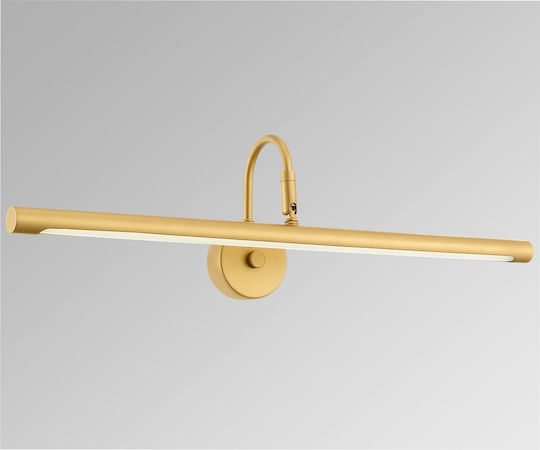 Luma Classic Lamp Bathroom with Integrated LED and Warm White Light Gold 65x14cm