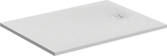 Ideal Standard Ultra Flat S Rectangulară Duș din piatră artificială 100x80cm Albă