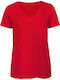 B&C Inspire Women's Short Sleeve Promotional T-Shirt Red TW045-004