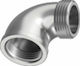 Wasi Γωνιακή σύνδεση σωλήνα Verzinkt 1" Männlich/weiblich WS9604