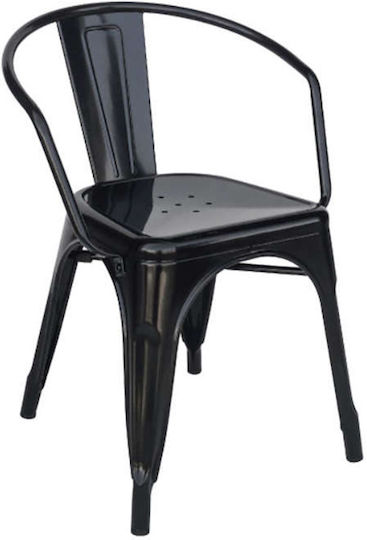 Outdoor-Stuhl Metallisch Texas Black 51x50x71.5εκ.