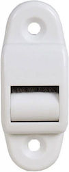 Strap Guider Wheel Bracket for Roller Shutters Tabakiera Strap Guider White