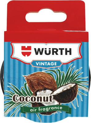 Wurth Αρωματική Κονσέρβα Κονσόλας/Ταμπλό Αυτοκινήτου Vintage Coconut 35gr