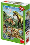 Kids Puzzle Ο Κόσμος Των Δεινοσαύρων Neon 100pcs Dino