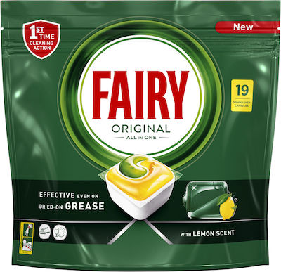 Fairy Original All in One Capsule pentru Mașina de Spălat Vase cu Aromă de Lămâie