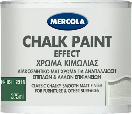 Mercola Chalk Paint Effect Colour Chalk Paint Brittish Green 375ml 3615