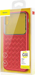 Baseus Glass & Weaving Rote Handyhülle für iPhone X / Xs