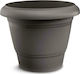 Plastona Festone Campana Flower Pot 41x33cm in Gray Color 10.04.0204C