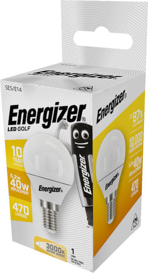 Energizer LED Bulb 5.2W for Socket E14 Warm White 470lm