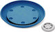 Atmosphera Πιάτο Γλάστρας Πλαστικό Aegean Blue Με Ρόδες 35x35εκ. 10.04.0935ΑΒ