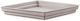 Atmosphera Tetra Plastic Floral White Pot Plate 36x36cm 10.01.0051