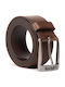 Duncan Men's Belt Leather Brown