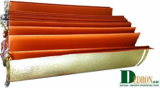 Dedron Floor Underlayment Aluminum Aluminum Membrane Golden 9.3 sq.m 9.3 sq.m