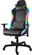 Deltaco RGB Line Artificial Leather Gaming Chai...