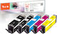 Peach Compatible Inkjet Printer Ink Package Canon PGI-580/CLI-581XL Multi (Color) / Black