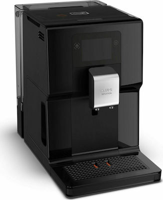 Krups Intuition Preference EA8738 EA873810 Automatic Espresso Machine 1450W Pressure 15bar for Cappuccino with Grinder Black