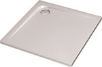 Ideal Standard Ultra Flat Quadratisch Acryl Dusche x80cm Weiß