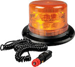 Lampa Φάρος Μαγνητικός Περιστρεφόμενος με Βεντούζα 100x100mm 9-32V - Πορτοκαλί