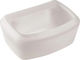Ferplast Clip Plastic Bowl Food & Water for Dog & Cat 550ml in White Color
