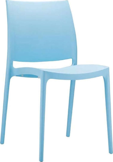 Outdoor Chair Polypropylene Maya Light Blue 22pcs 44x50x81cm