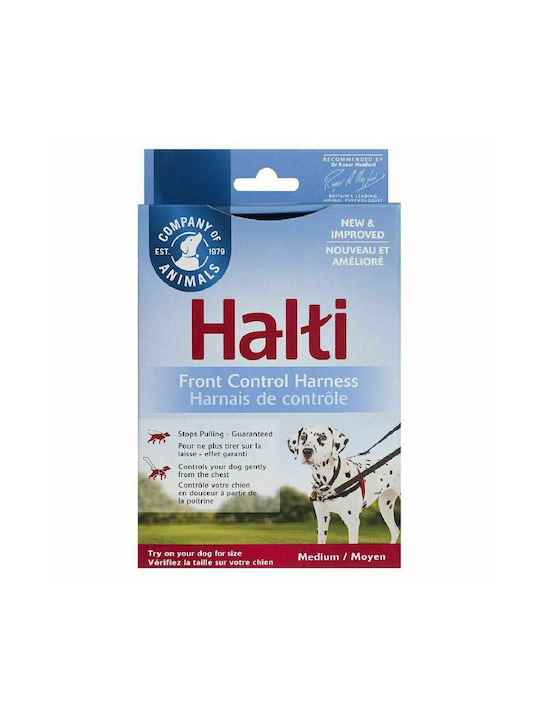 Halti Dog Harness Harness Medium Black/Red Red 109356