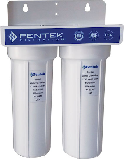 Pentair M10 Slim Line Συσκευή Φίλτρου Νερού Διπλή Κάτω Πάγκου